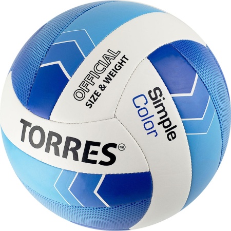 Купить Мяч волейбольный Torres Simple Color любительский р.5 в Абакане 